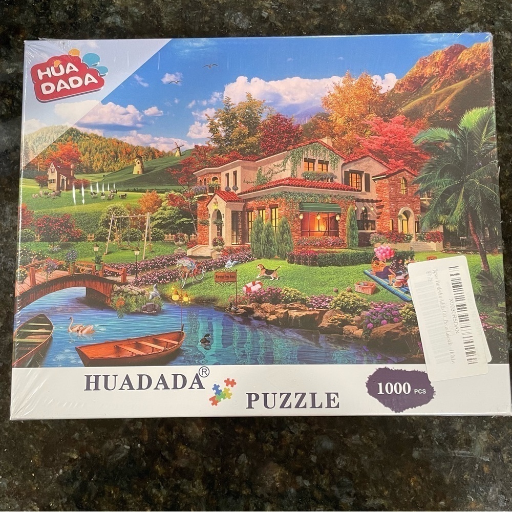 NIB NWT 1000 piece jigsaw puzzle Romantic Resort still in shrink wrap